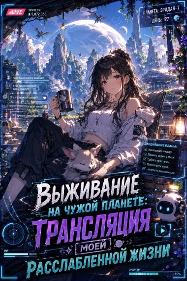 Обложка Выживание на чужой планете: Трансляция моей расслабленной жизни