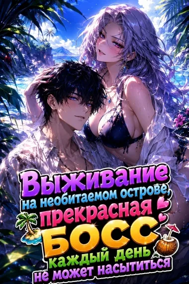 Обложка Выживание на необитаемом острове, прекрасная босс каждый день не может насытиться