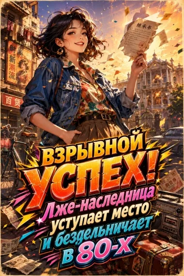 Обложка Взрывной успех! Лже-наследница уступает место и бездельничает в 80-х